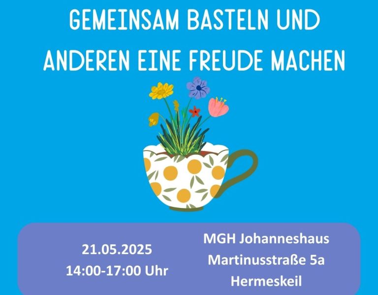 Deine Tasse zählt – Gemeinsam Basteln und anderen eine Freude machen 